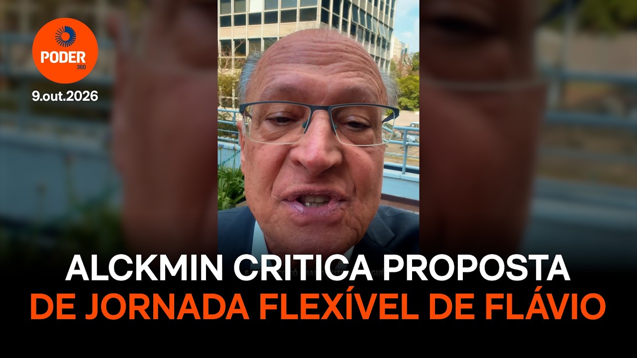 Alckmin critica proposta de jornada flexível de Flávio Bolsonaro