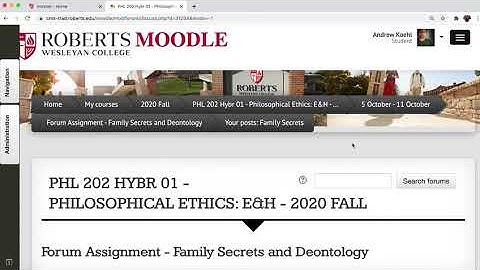 Displaying Discussion Threads
