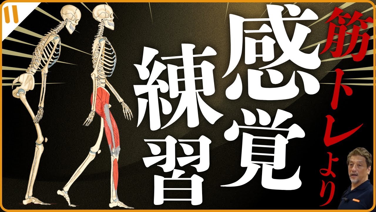 【片麻痺者が動けないのはなぜ？⑩】ラクに歩く！最初は感覚の練習→筋肉を使う練習（14:56～）伸展反応とバランス＝自動的に最適な位置に