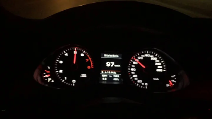 AUDI A4 B8 2.0 TFSI Quattro S tronic / 0-100 , APR Stage 1