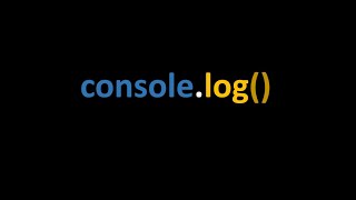 console.log() in JavaScript
