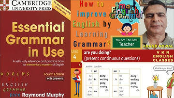 UNIT-04: "Are you doing?" = Present continuous questions. Improve your English by Learning Grammar.