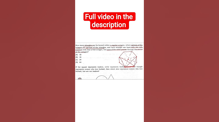 How many Triangles are in the Octagon? #csat #exam #apsc #shorts