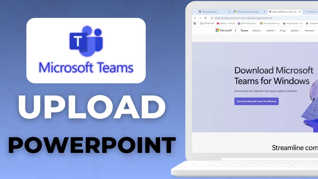 How to Upload a PowerPoint to Microsoft Teams Presentation Guide - YouTube