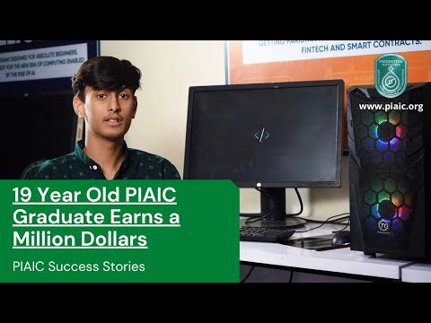19 Years Old PIAIC Graduate Earns a Million Dollar