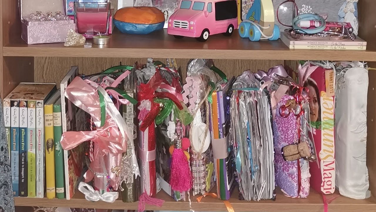 A Whimsical and Quirky shelf to Brighten up a Dark and Rainy Morning. 