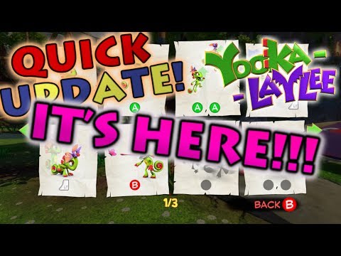 Yooka-Laylee Quick Update - Spit &rsquo;N&rsquo; Polish Update NOW LIVE!!!