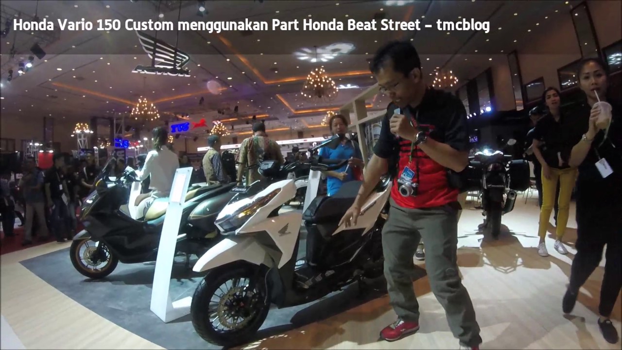 Custom Honda Vario 150 Pakai Setang Beat Street YouTube
