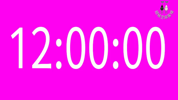 12 小时倒数计时器/12 小时计时器/ 12-hour timer/12-hour countdown timer - 天天要闻