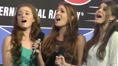 The Anglim Sisters NASCAR National Anthem