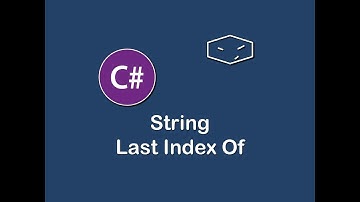 string last index of in c#