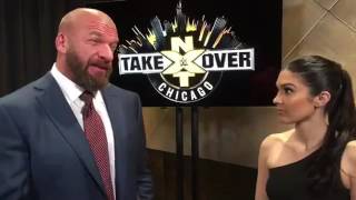 Triple H Facebook Live - NXT Takeover Chicago