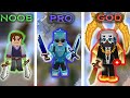 NOOB vs PRO vs GOD - Lucky Block Skywars | Blockman Go Gameplay (Android , iOS)