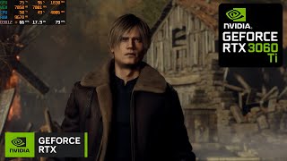 Resident Evil 4: RTX 3060 Ti ( High Settings Ray Tracing ON )