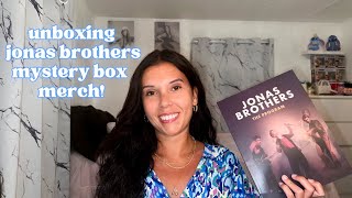 unboxing jonas brothers tour mystery merch boxes!