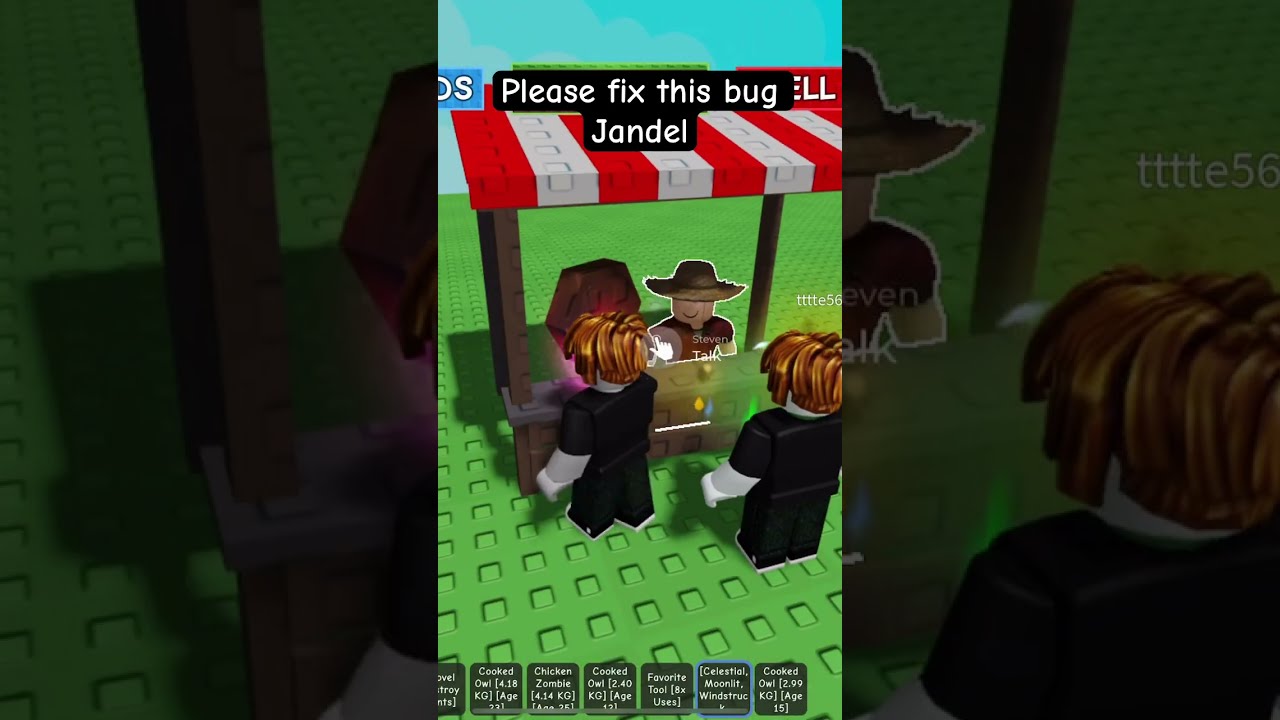 Jandel Please Fix The Nectar Thorn Bug Roblox Shorts