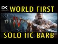 Riding Solo: My World First Hardcore Barbarian Build for Diablo IV