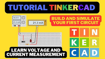 🌟TUTORIAL TINKERCAD - Electronic Circuits - Voltage and Current Measurement