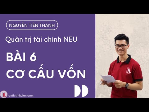 Video Bài 6: CƠ CẤU VỐN - YouTube
