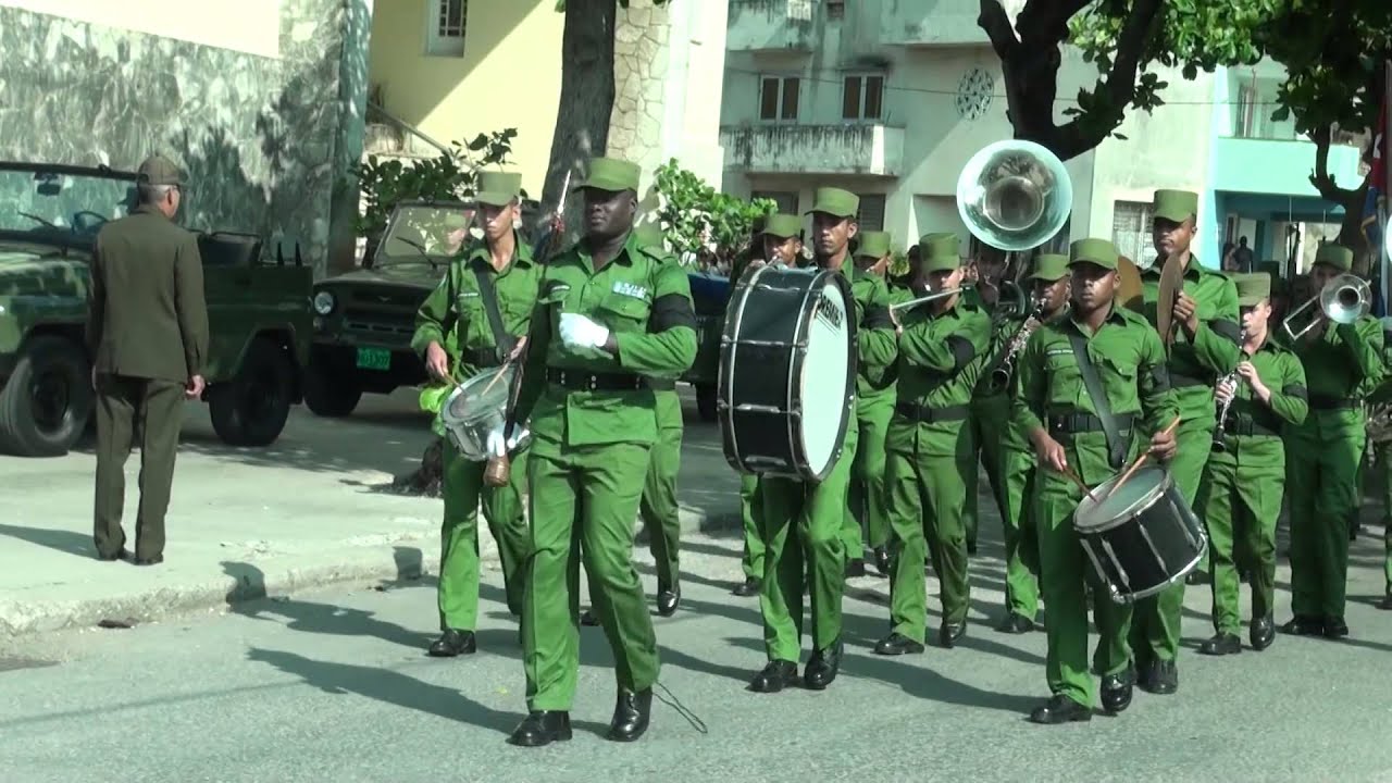 Cuban Military Funeral Procession