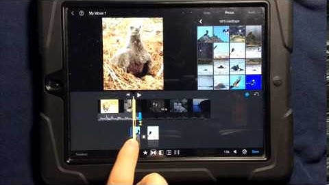 How to create and modify transitions in iMovie for the iPad