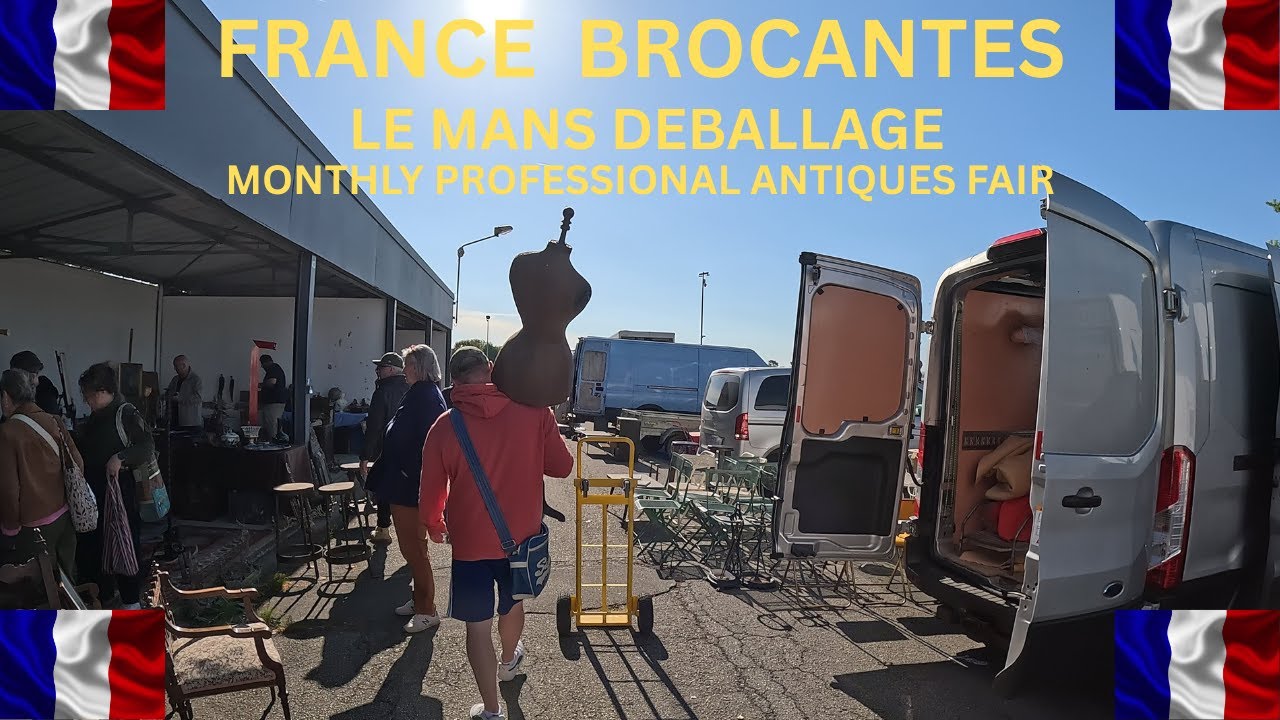 EP 38 Antiquing & Vintage Thrifting Treasure Hunting Le Mans Monthly Professional Antiques Market