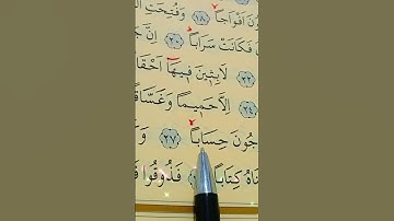 سورة النبأ الأية 22 إلى 30 بصوت سعد الغامدي
