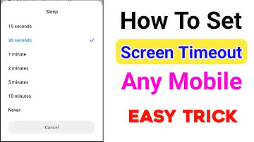 Mobile display timeout setting | auto screen lock time out setting kaise kare | Apne Mitra