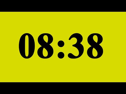 8 Minute 38 Second Timer – No Music | Silent Countdown ⏱️