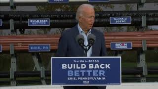 Joe Biden at Erie, Pennsylvania Rally.mp4
