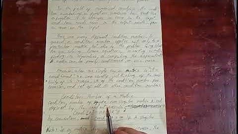 The Condition Number of a Matrix