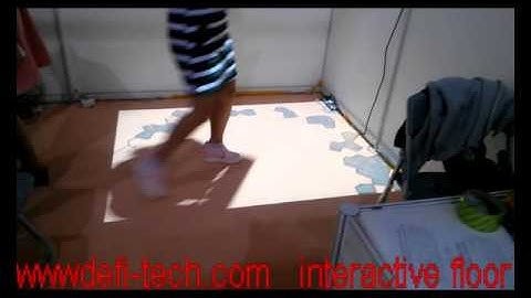 interactive floor ice effect