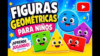 Figuras geométricas para niños — Círculo Cuadrado Triángulo | Videos educativos preescolar
