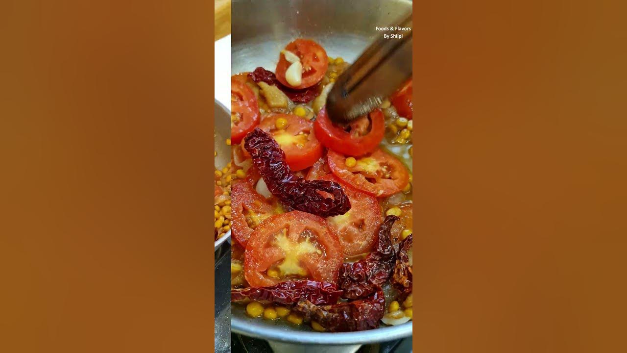 Onion Tomato Chutney for idli, dosa, wada, rice, paratha, puri and