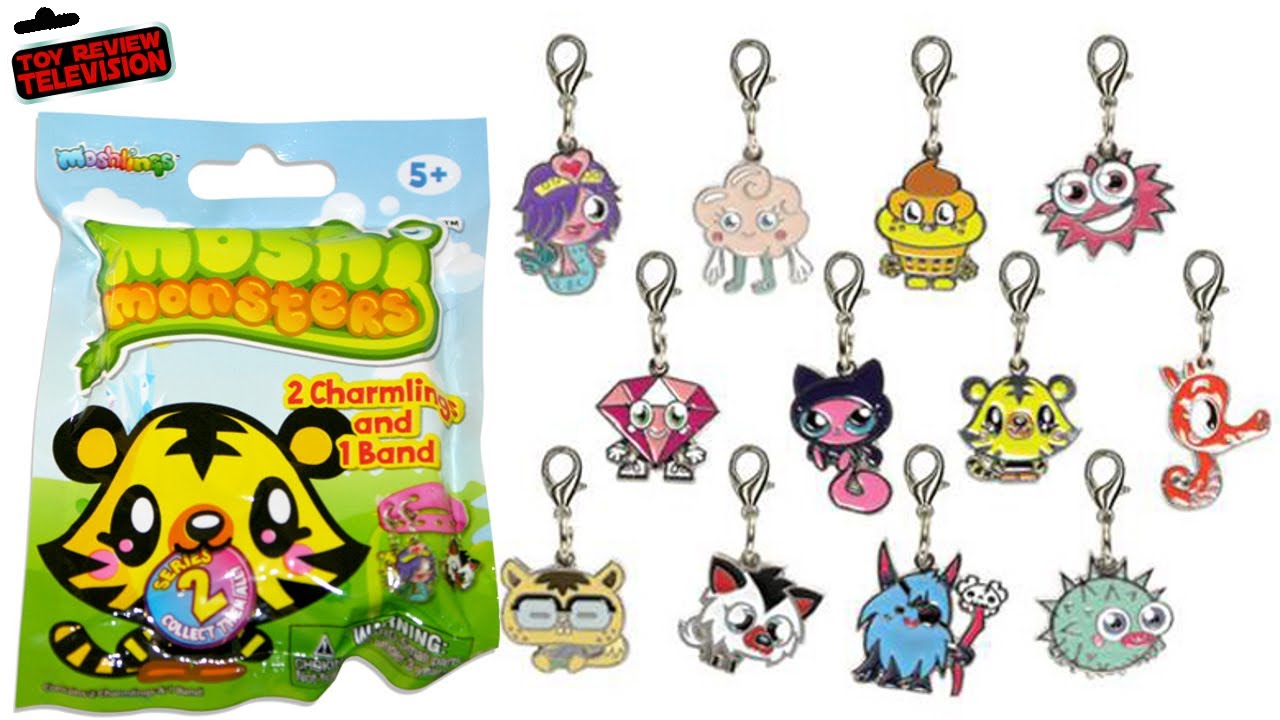 Moshi Monsters Charmlings Series 2 Blind Bags Toy Review Opening