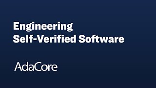Engineering Self-Verified Software