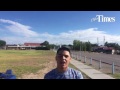 Anthony RB/DB JayRay Hernandez talks football on Wednesday