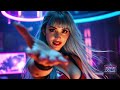 Hot Blond Dolls dancing - Loop Neon Mood - Fantasy music #aidoll