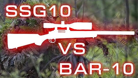 Novritsch SSG10 VS Upgraded JG Bar 10 Accuracy Test