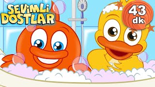 Bıcı Bıcı Banyo Şarkısı 🐥 | Sevimli Dostlar Bebek ve Çocuk Şarkıları | Adisebaba TV | Nursery Rhymes