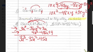 8.3 Multiplying Polynomials