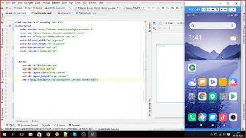 Android - Material Design Components - Material Buttons