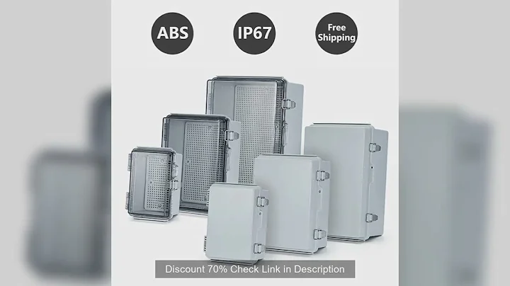 IP67 Waterproof Gray/Transparent Cover Enclosure Juction Box ABS Plastic Outdoor Electronic Instrume