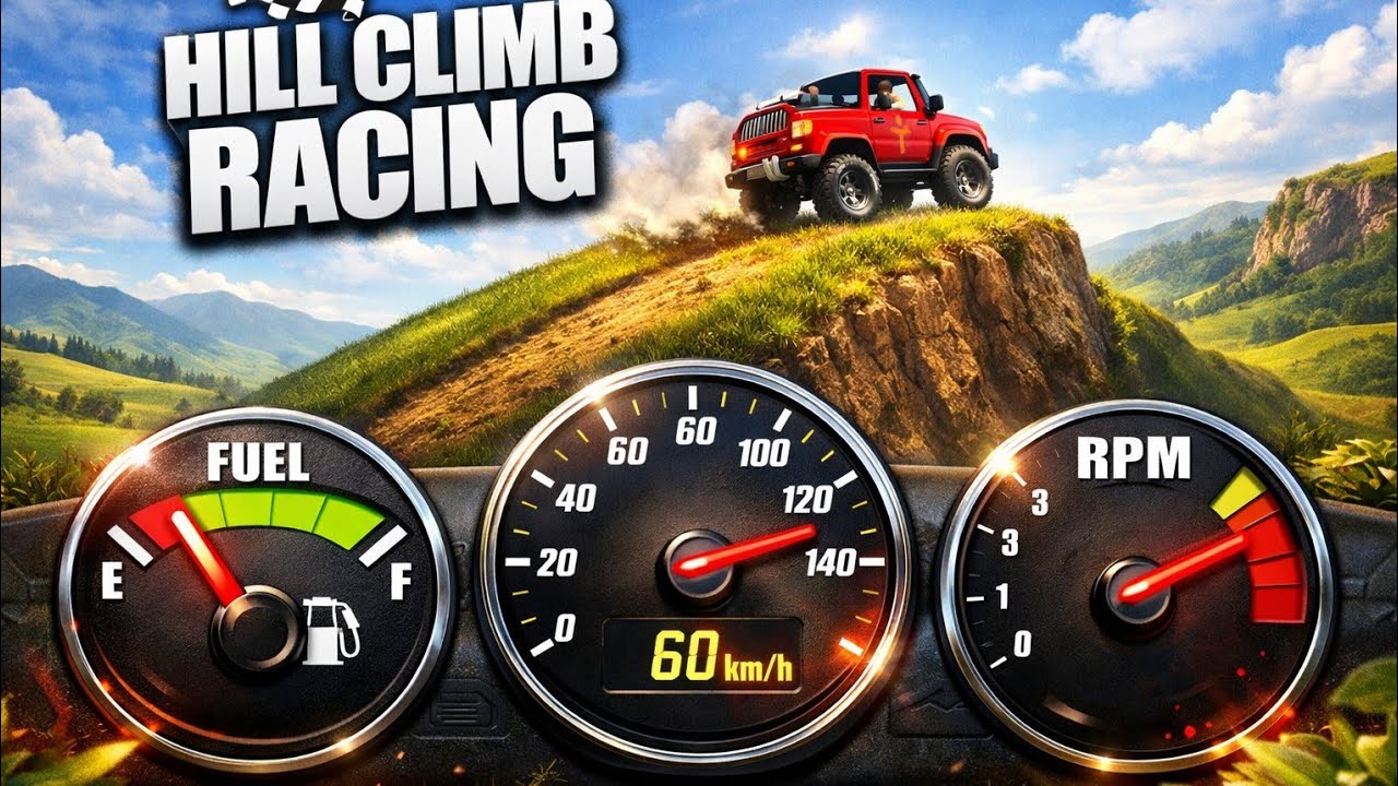 Hill Climb Racing game video 