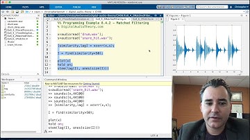 Cross-Correlation: time-delay estimation and matched filtering