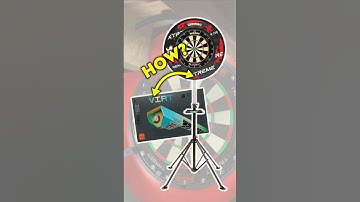 How to Connect a ​⁠Target VIRT Camera to a ​⁠Winmau stand #Darts