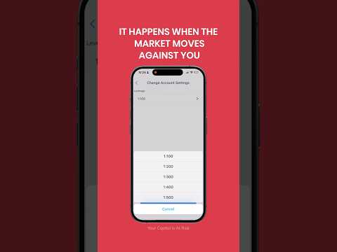 ?If your equity falls too low, your broker will close positions. *Your capital is at risk
