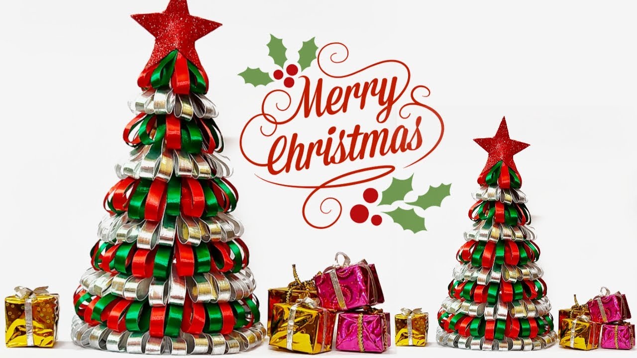 DIY Christmas tree/Christmas decoration idea/Christmas craft for kids