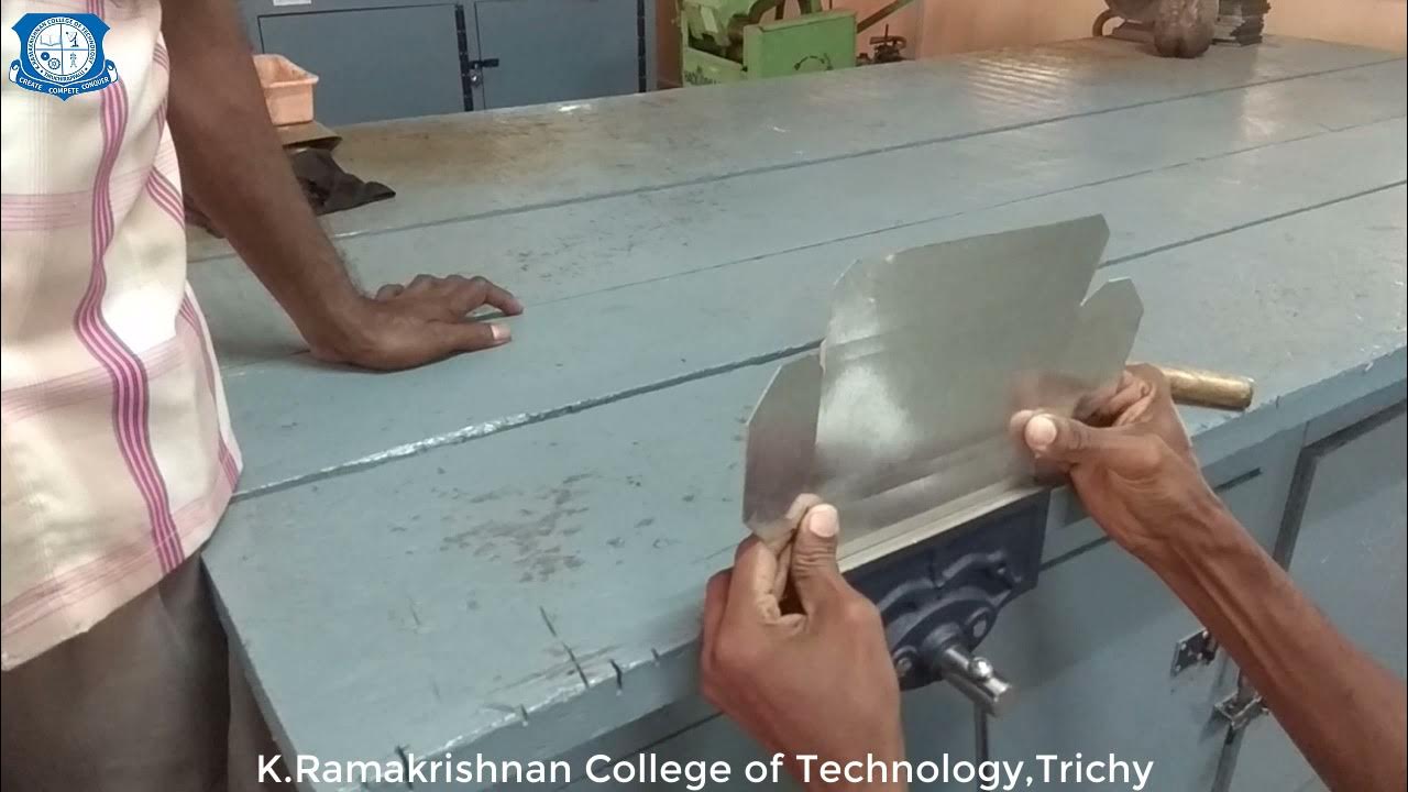 EPL LAB Sheet metal RECTANGULAR TRAY YouTube