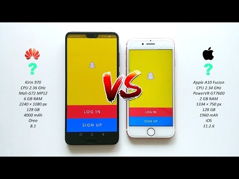 Huawei P20 Pro vs Apple iPhone 7 - Speed Test!